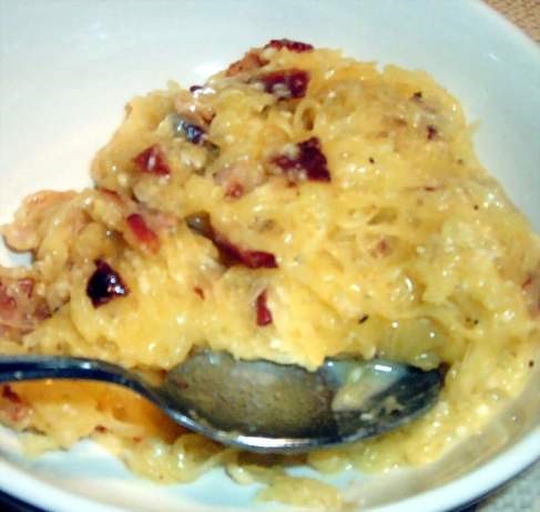 American Bacon Spaghetti Squash Dinner