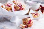 American Glutenfree Rhubarb And Raspberry Muffins Recipe Dessert