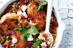 American Harissa Roast Chicken With Chickpeas And Feta Recipe BBQ Grill