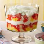 American Strawberry Banana Trifle 1 Dessert
