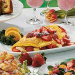 American Strawberry Bliss Omelet Breakfast