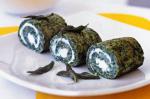 British Spinach And Goats Cheese Omelette Rolls Recipe Appetizer