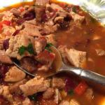 Australian Southwestern Spiced Chicken  Black Bean Stew Appetizer
