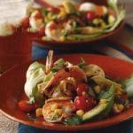 Australian Salad Texmex to Grilled Gambas Appetizer