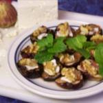 Grilled Figs with Feta and Mint recipe