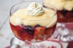 Canadian Lowerfat Fruit Trifle Dessert