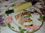 American Spinach Salmon Roast With Feta and Ricotta Dinner