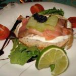 British Tartine Smoked Salmon christmas Appetizer