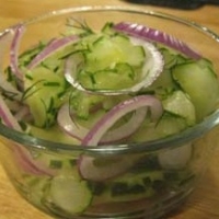 Australian Simple Fresh Cucumber Salad Appetizer