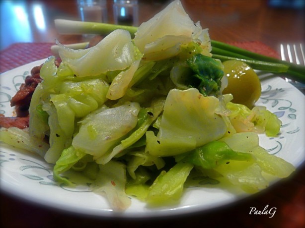 American Five Minute Sweet Peppered Cabbage Dinner