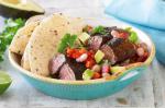 American Paprikaspiced Steak With Bean and Avocado Salad Recipe Appetizer