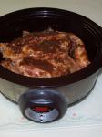 American Slow Cooker Barbecue Ribs Dinner