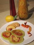 British Summer Veggie Disks Appetizer