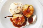 Australian Maple Pears With Butternut Icecream Recipe Dessert