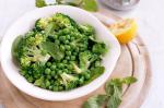 Australian Minted Peas With Broccoli Recipe Appetizer