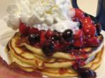 American Lemon Ricotta and Sour Cream Pancakes Dessert