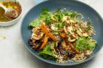 Australian Quinoa And Haloumi Salad With Chilli Coriander Dressing Recipe Appetizer