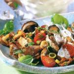 Australian Veal Salad with Mushrooms and Parmesan Appetizer