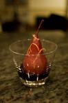 French Spiced Wine Poached Pears Dessert