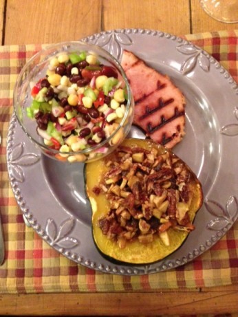 American Apple Filled Acorn Squash 2 Appetizer