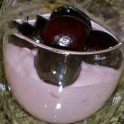 American Verrine Cherries White Cheese Appetizer