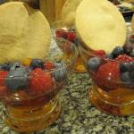 American Cuts to Peaches in Syrup and Fresh Fruit Dessert