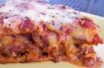 American I Hate Ricotta Lasagna Wmeat Sauce and  Cheeses Dinner