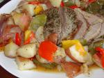 Italian Allinonepan Roast and Vegetables Dinner