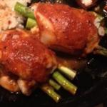 Italian Stuffed Chicken with Spicy Roasted Red Pepper Sauce BBQ Grill