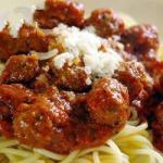 Italian Fusilli with Meatballs Appetizer