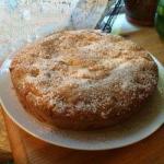 British Orange Cake with Coconut Chips Dessert