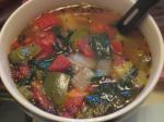 Italian Vegan Minestrone Soup Appetizer