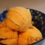 Australian Apricot Sorbet Amaretto Appetizer