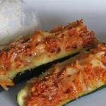 Australian Courgettes Stuffed to the Tomato Sauce Dinner