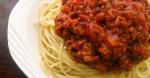 British Our Familys Spaghetti Meat Sauce Dinner
