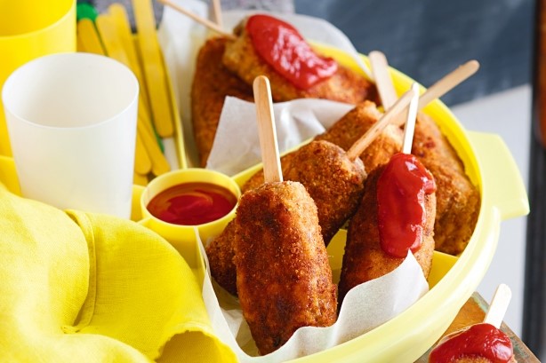 American Cheesy Sausage Pops Recipe Appetizer