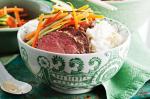 American Sesame Beef With Coconut Ginger Rice Recipe Dinner