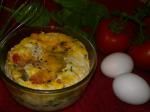 American Microwave Egg Frittata Appetizer