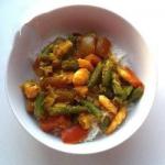 Thai Curry Shrimp and Vegetables Dinner