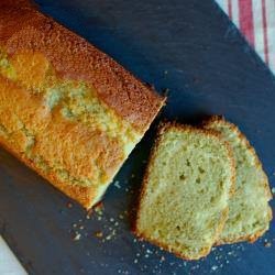 Australian Marbled Cake with Lemon and Tea Matcha Green Dessert