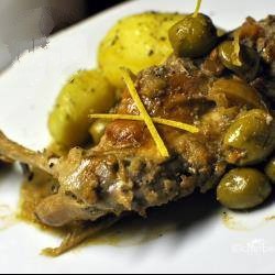 Australian Rabbit Thyme and Olives to Lemons Appetizer