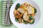 Moroccan Moroccan Chicken With Almond and Spinach Couscous Recipe Dinner