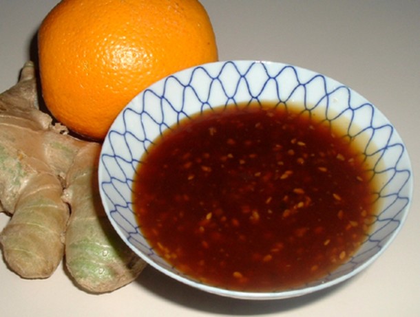 American Orangeginger Sesame Sauce Appetizer