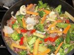 British Vegetable and Beef Stirfry With Brown Rice Drink