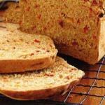 American Rye Bread with Tomato Rosemary and Garlic Appetizer