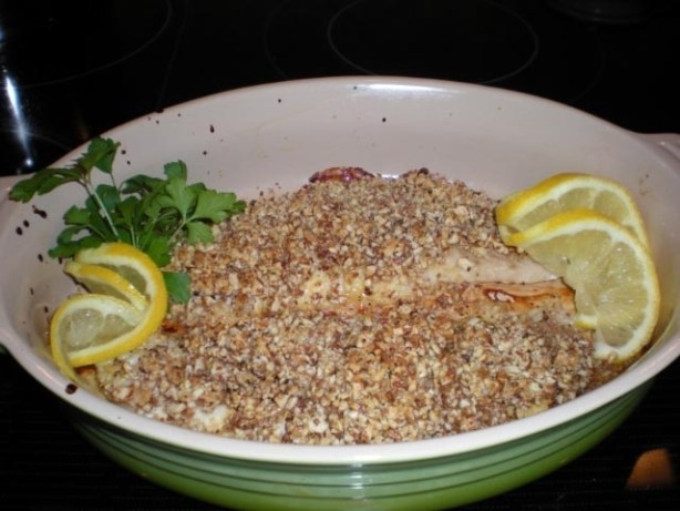 British Macadamia Nut Crust for Fishmahi Mahi Salmon Swordfish Orange Roughy Dinner