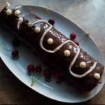 British Morrow Said Roo Hopefully Roll with Chocolate Glaze Dessert