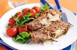 Italian Italianstyle Meatloaf With Baked Tomatoes Recipe Appetizer