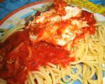 Italian Chicken Cutlet Parmesan With Tomato Sauce Dinner