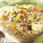 Indian Veggie Barley Salad Appetizer